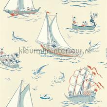 Donald - nautical sea salt papel de parede Sanderson Wallpaper creations 