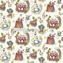 Alice in wonderland - hundreds thousands wallcovering Sanderson Vintage- Old wallpaper 