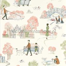 101 dalmatians - candy floss papel pintado Sanderson Wallpaper creations 