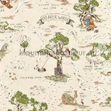 Hundred acre wood - cashew papel pintado Sanderson Wallpaper creations 