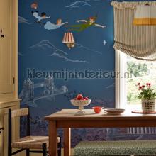 Peter pan - evening blue fottobehaang Sanderson alle ploatjes 