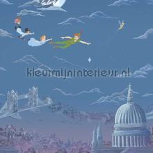 Peter pan - evening blue fottobehaang Sanderson alle ploatjes 