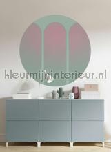 Behangcirkel three doors stickers mureaux Komar tout images 