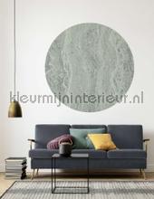 Behangcirkel green marble stickers mureaux Komar tout images 