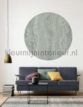 Behangcirkel green marble intrieurstikkers Komar vensterplekkers 