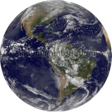 Behangcirkel earth stickers mureaux Komar tout images 