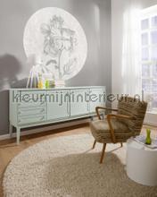 Behangcirkel barock beauty stickers mureaux Komar tout images 