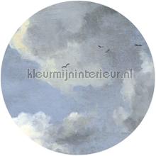 Behangcirkel simply sky interieurstickers Komar bloemen natuur 