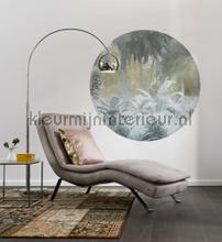 Behangcirkel exotic jungle interieurstickers Komar bloemen natuur 