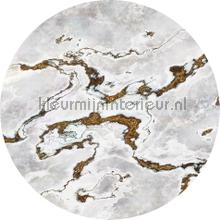 Behangcirkel marble vibe stickers mureaux Komar tout images 