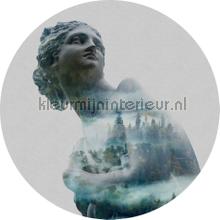 Behangcirkel gaia stickers mureaux Komar tout images 