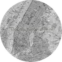 Behangcirkel map stickers mureaux Komar Voitures Transport 