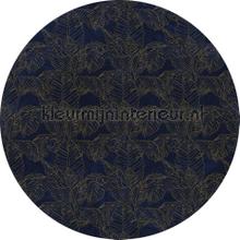 Behangcirkel royal blue fototapet Komar stemning 