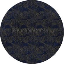 Behangcirkel royal blue fottobehaang Komar van vruuger kij nijt 