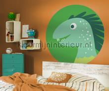 Behangcirkel little dino velo wallstickers Komar vindue stickers 