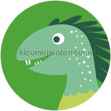 Behangcirkel little dino velo interieurstickers Komar jongens 