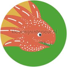 Behangcirkel little dino proto wallstickers Komar vindue stickers 