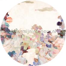 Behangcirkel impression wallstickers Komar vindue stickers 
