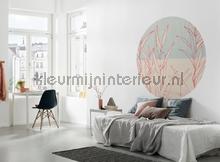 Behangcirkel grassland wallstickers Komar vindue stickers 