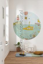 Behangcirkel underwater interieurstickers Komar Baby Peuter 