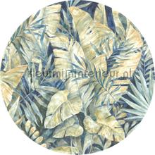 Behangcirkel feuilles tropicales wallstickers Komar vindue stickers 