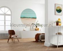 Behangcirkel beachside interieurstickers Komar abstract modern 