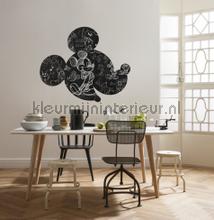 Behangcirkel disney - mickey mouse - head illustra interieurstickers Komar jongens 