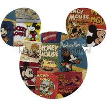 Behangcirkel disney - mickey mouse - head billboar intrieurstikkers Komar vensterplekkers 