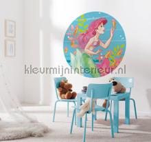 Behangcirkel disney princess - ariel - seahorses wallstickers Komar teenagere 