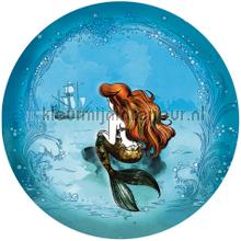 Behangcirkel disney princess - ariel - dreaming decorative selbstkleber Komar unterwasserwelt 