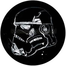 Behangcirkel star wars - ink stormtrooper interieurstickers Komar jongens 