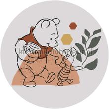 Behangcirkel disney - winnie the pooh - soulmate interieurstickers Komar Baby Peuter 