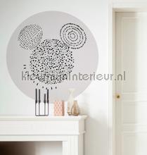 Behangcirkel disney - mickey mouse - stipple art intrieurstikkers Komar vensterplekkers 