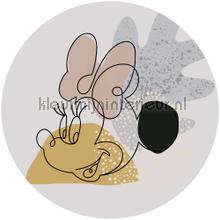 Behangcirkel disney - minnie mouse - line art decorative selbstkleber Komar unterwasserwelt 