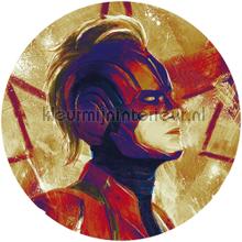 Behangcirkel marvel - avengers - painting captain interieurstickers Komar jongens 