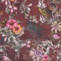 Exotische vogele en bloemen passie wallcovering 381785 flowers Pattern