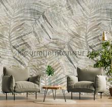 Palm leaf love neutral papier murales Behang Expresse structures 