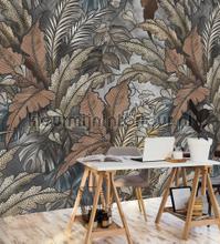 Dreaming of jungles gray papier murales Behang Expresse structures 