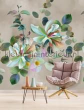 Gouache floral neutral papier murales Behang Expresse structures 