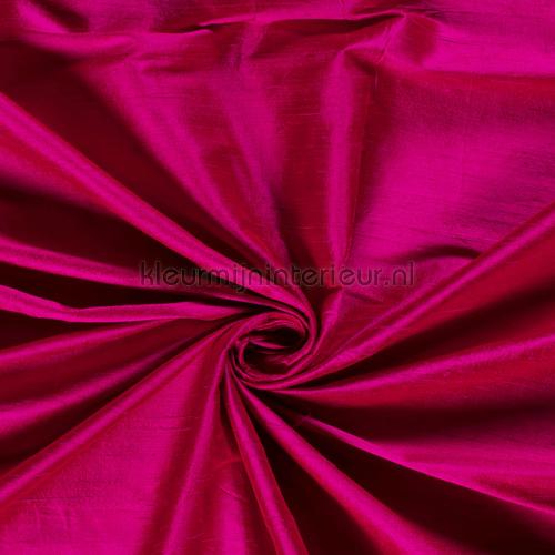 dupion zijde fuchsia curtains Kleurmijninterieur