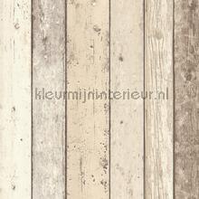 Gekleurde houten stroken papier peint AS Creation stress 