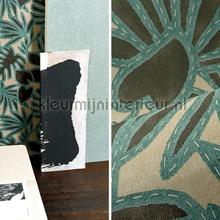 Botanis nutmeg teal wallcovering 57581 Modern - Abstract Arte