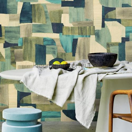 Urban turquoise tapet 57600 Moderne - Abstrakt Arte