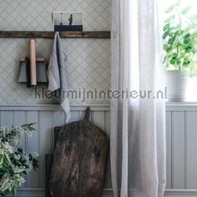 Trellis misty blue behang Sandberg romantisch 