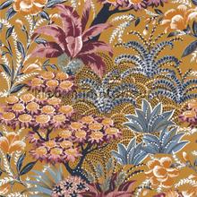 Alba ambre bois de rose tapet Casamance Ete Indien 75080508
