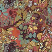 Belle de nuit grenat tapet Casamance Ete Indien 75090916