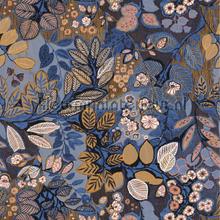 Belle de nuit indigo tapet Casamance Ete Indien 75091018