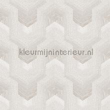 Polygonal dream White tapet Dutch Wallcoverings Vintage Gamle 