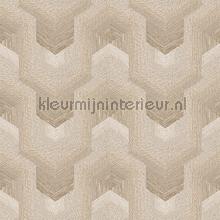 Polygonal dream Biscuit behang Dutch Wallcoverings Grafisch Abstract 