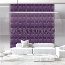 Polygonal dream Purple wallcovering Dutch Wallcoverings Vintage- Old wallpaper 